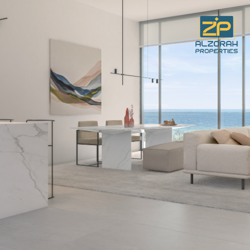 waterfront property in Al Zorah near the marina